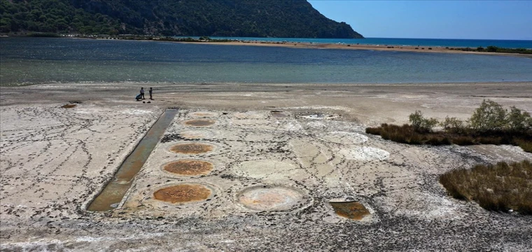 İztuzu Plajı'nda antik tuz tesisi ortaya çıktı