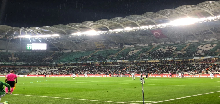 Konyaspor- Beşiktaş maçına yağmur engeli!