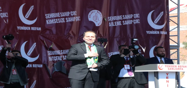 Erbakan: 40 yıl sonra Şanlıurfa'da milli görüş belediyeciliğiyle buluşacağız