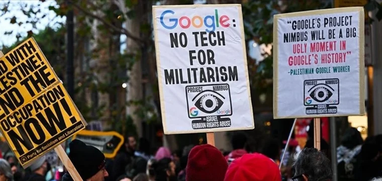 Google ile İsrail arasında imzalanan "Nimbus Projesi" anlaşmasına tepkiler sürüyor