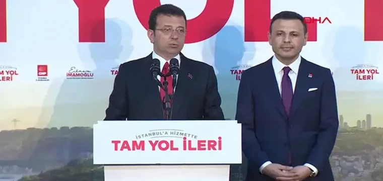 İmamoğlu CHP İstanbul İl Başkanlığı'nda açıklama yaptı