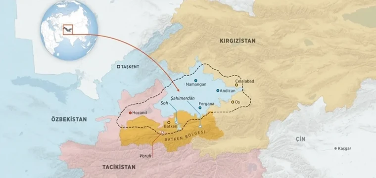 Kırgız-Tacik sınırının 10,7 kilometresi daha belirlendi