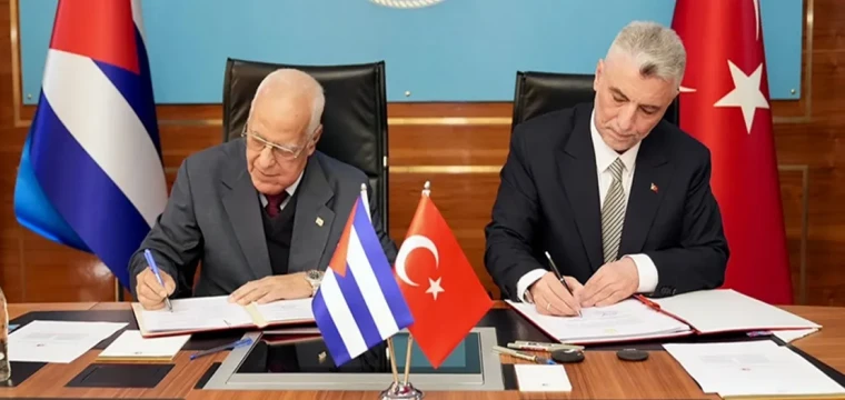 Türkiye ve Küba arasında imzalandı