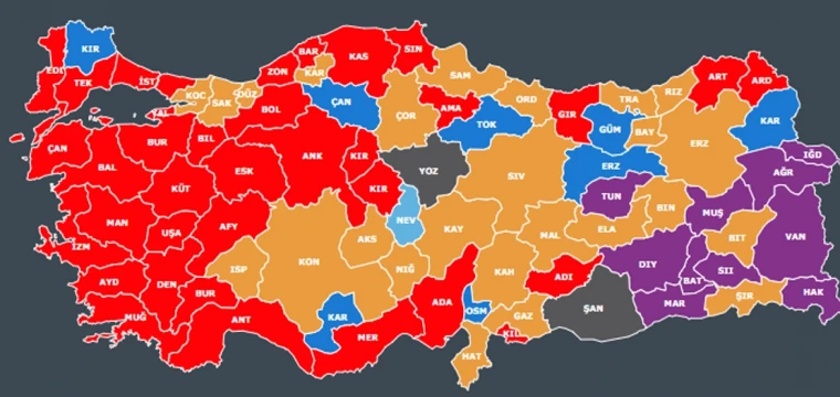 Türkiye’de anlık seçim durumu