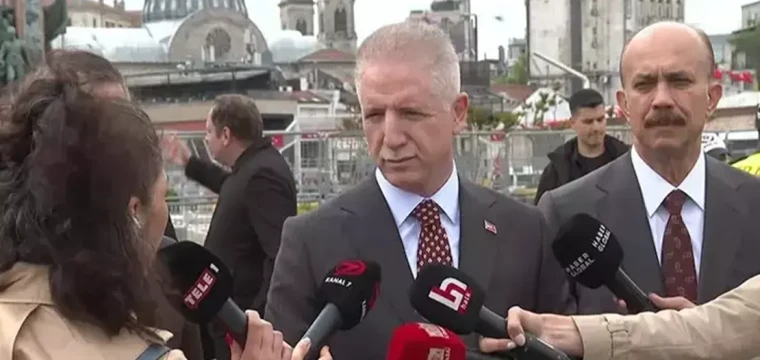 Vali Gül'den Taksim’de inceleme ve açıklama
