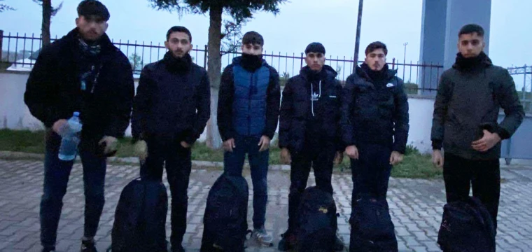 6 kaçak göçmen ile 1 organizatör yakalandı