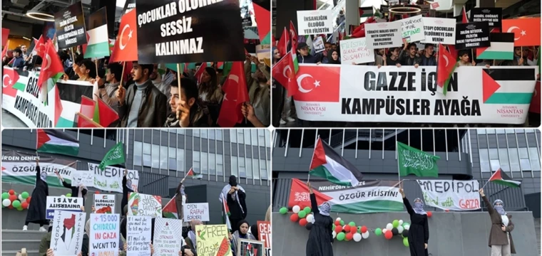 Üniversitelerde Filistin'e destek eylemleri sürüyor