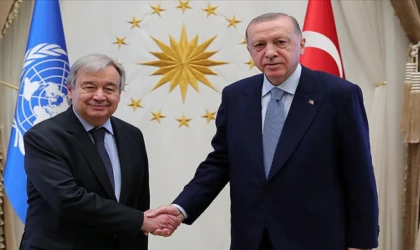 C. Erdoğan, BM Genel Sekreteri Guterres ile telefonda görüştü