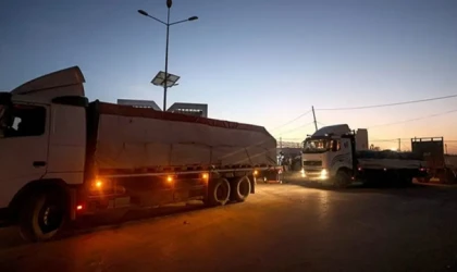 Gazze Şeridi'ne dün insani yardım taşıyan 150 tır girdi