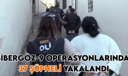 Sibergöz-9 operasyonlarında 37 şüpheli yakalandı
