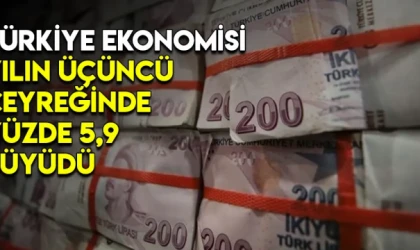 Türkiye Ekonomisi Yüzde 5,9 Büyüdü