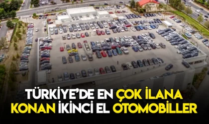 Türkiye’de en çok ilana konan ikinci el otomobiller