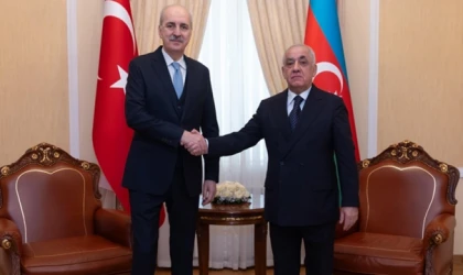 Başkan Kurtulmuş, Azerbaycan Başbakanı Asadov ile görüştü