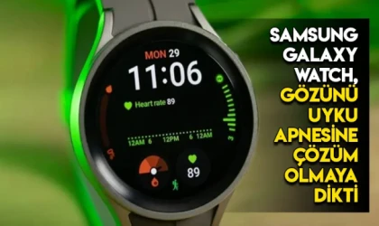 Samsung Galaxy Watch, gözünü uyku apnesine çözüm olmaya dikti