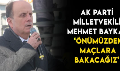 AK Parti Konya Vekili Baykan: Önümüzdeki maçlara bakacağız!