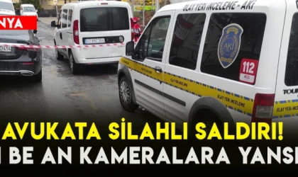 Konya'da avukata silahlı saldırı!
