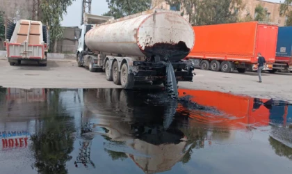 26 ton ham petrol sokaklara döküldü