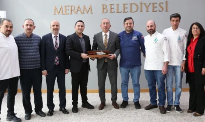 Konya gastronomisi Başkan Kavuş’u ziyaret etti