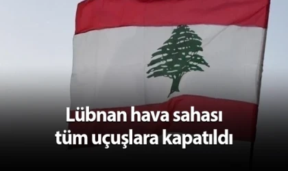 Lübnan Uçuşlara Kapattı