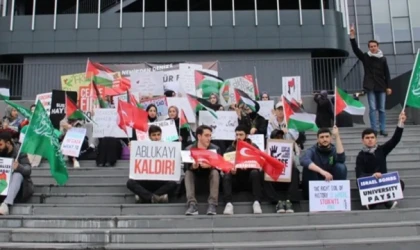 Öğrencilerin Filistin'e destek eylemi 6'ncı gününde