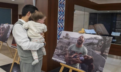 "Filistin'de Yaşanan İnsan Hakları İhlalleri" temalı fotoğraf sergisi açıldı