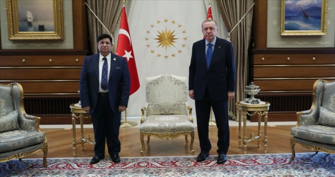 Erdoğan, Abdul Momen'i kabul etti