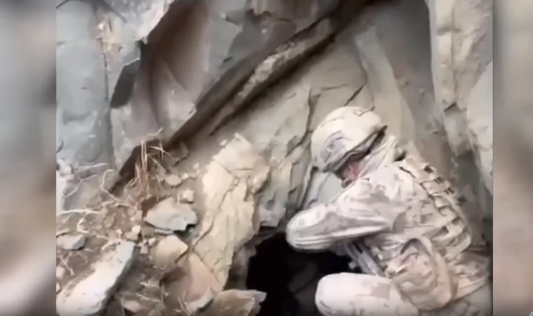 Kahramanlar Operasyonu'nda bölücü terör örgütünün 21 mağara ve sığınağı imha edildi