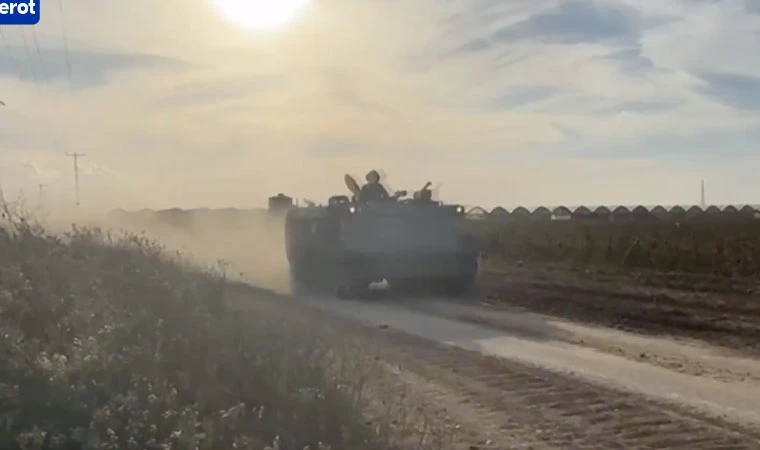 AA ekibi, İsrail ordusunun Gazze’ye yaptığı askeri sevkiyatı görüntüledi