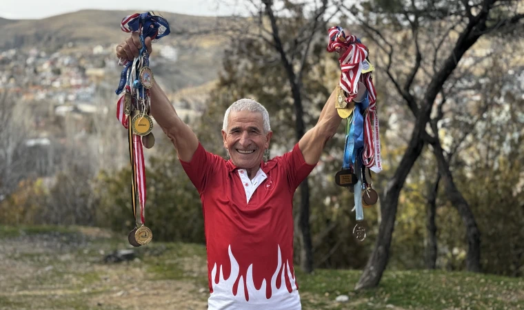 71 yaşındaki master atlet, hareketli yaşamıyla dinç kalıyor