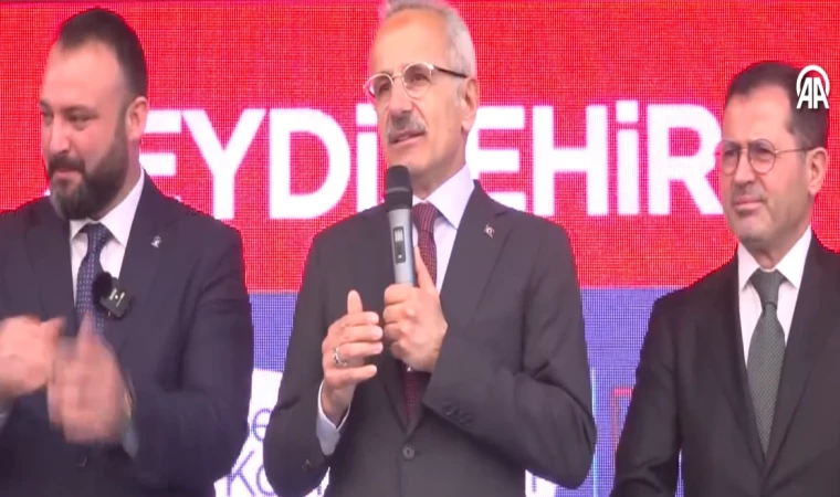 Bakan Uraloğlu, Seydişehir AK Parti Seçim Koordinasyon Merkezi’nin açılışında konuştu