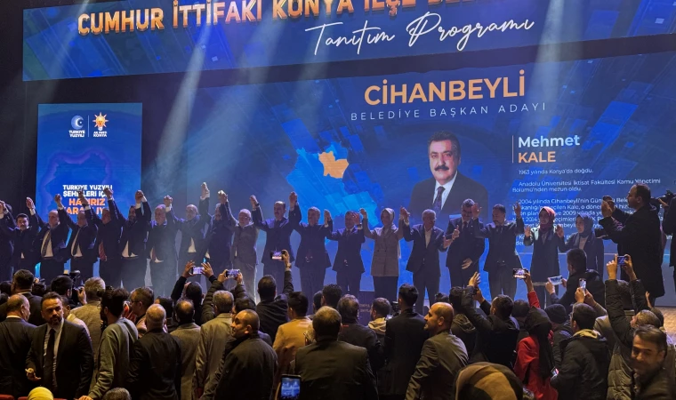 Cumhur İttifakı'nın ilçe belediye başkan adayları tanıtıldı