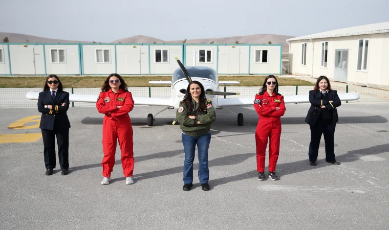Geleceğin kadın kaptan pilotları Türk havacılık sektörüne katkı için göreve hazırlanıyor