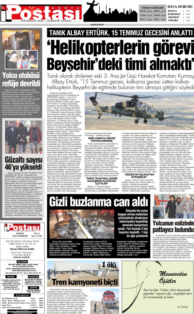 3 Şubat 2018 3