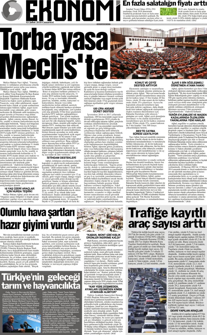 3 Şubat 2018 8