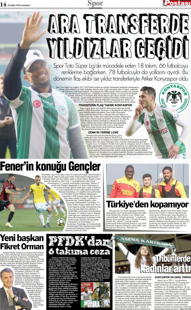 3 Şubat 2018 14