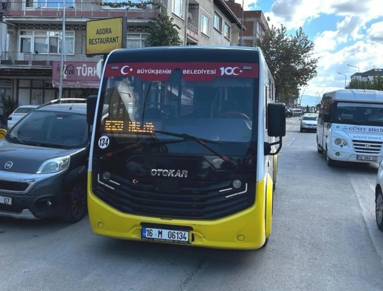 Park ettiği aracından indiği sırada yolcu minibüsü çarptı, ağır yaralandı