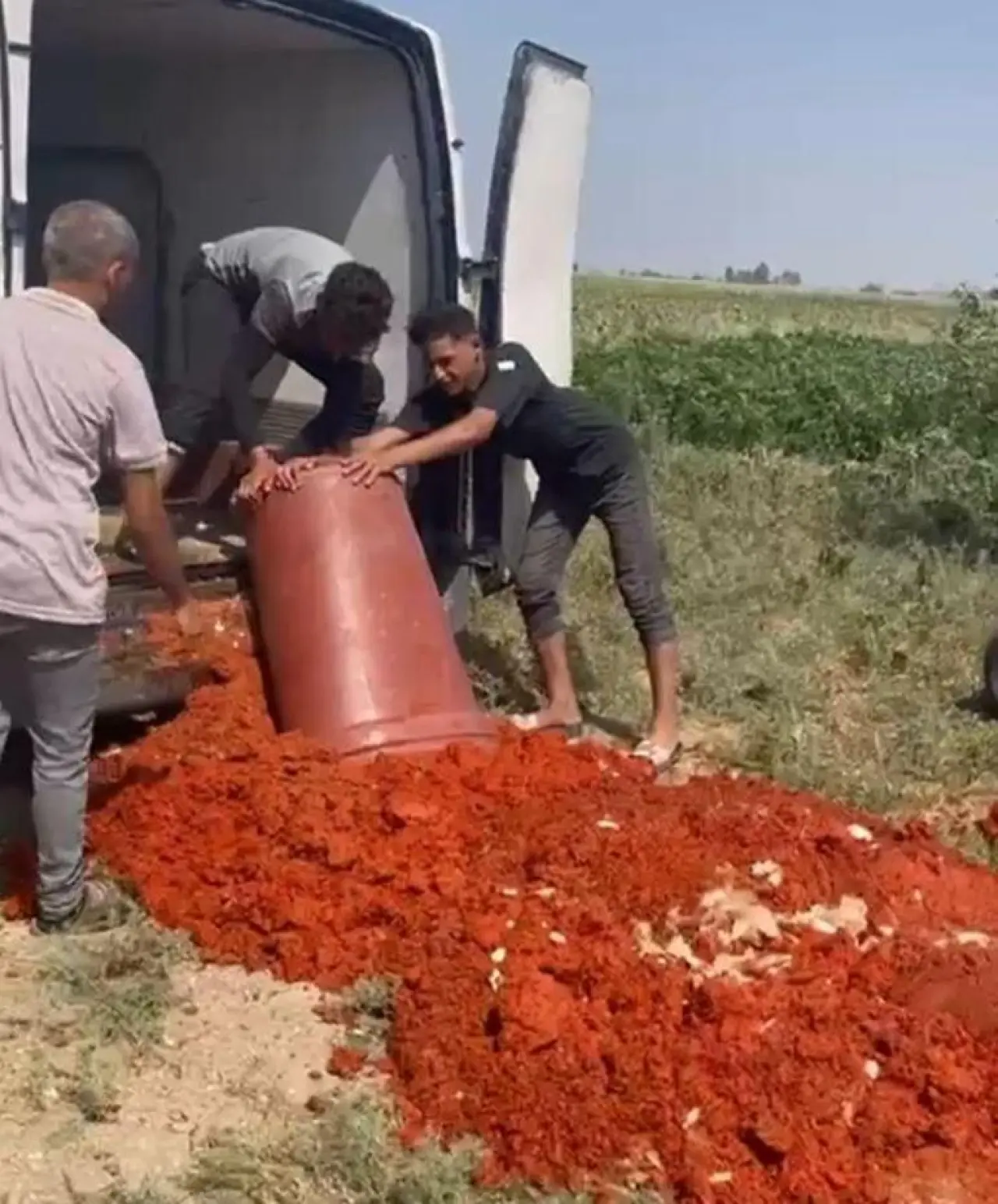 Hatayda salça denetimi; 6 ton domates posası imha edildi