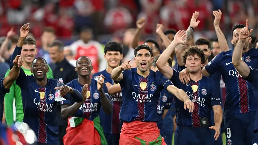 Paris Saint-Germain, UEFA Şampiyonlar Ligi'nde şampiyon oldu.