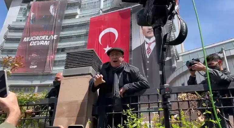 CHP Genel Merkezinde tahliye gerginliği