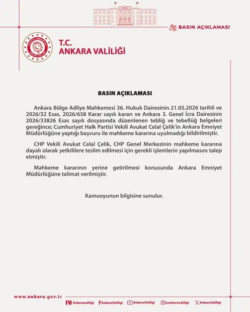 CHP Genel Merkezinde tahliye gerginliği