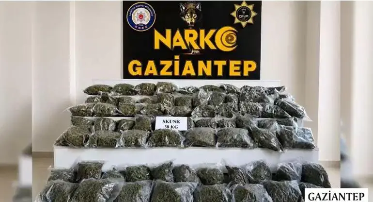 Gaziantep merkezli 14 ilde Narko Kapan operasyonu; 382 gözaltı