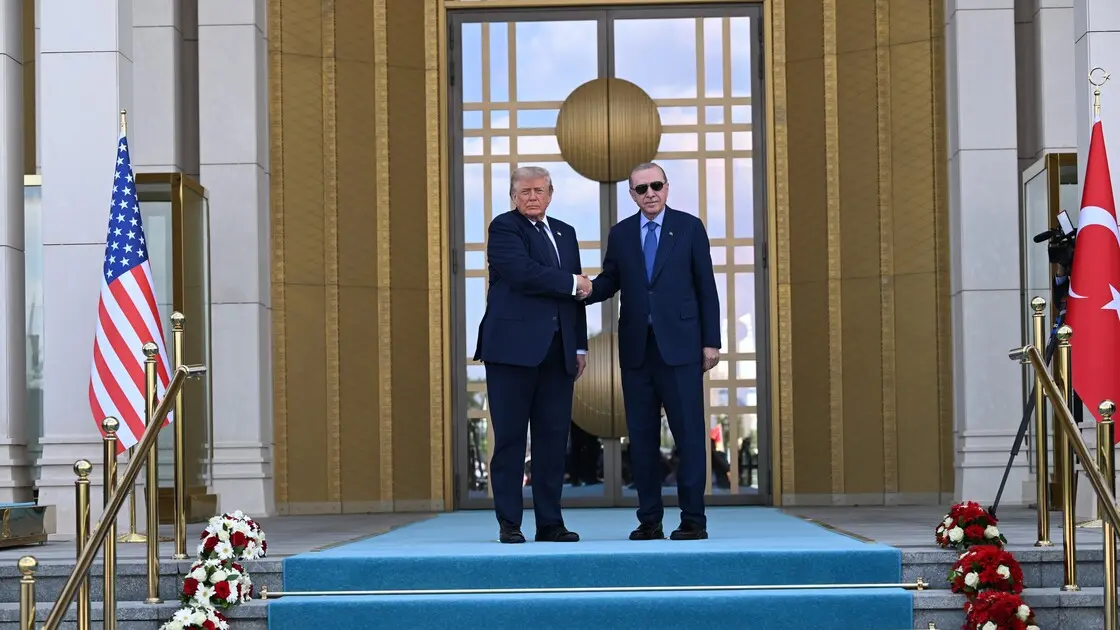 Cumhurbaşkanı Erdoğan, ABD Başkanı Trump’ı karşıladı