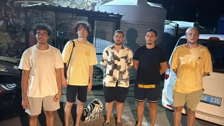 Bodrumda ormanda kaybolan 5 genç kurtarıldı