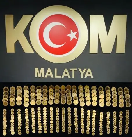 Malatyada düşük ayarlı 9,3 milyon TL’lik altın ele geçirildi