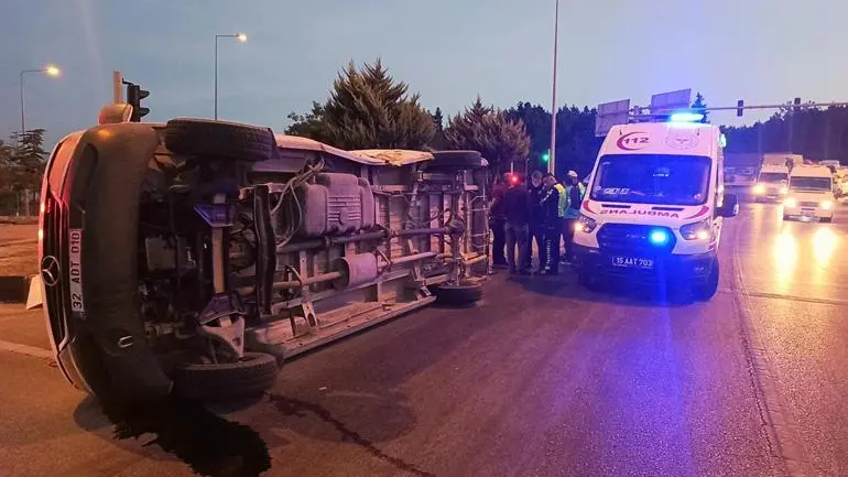 Minibüsler çarpıştı, 10 tarım işçisi yaralandı