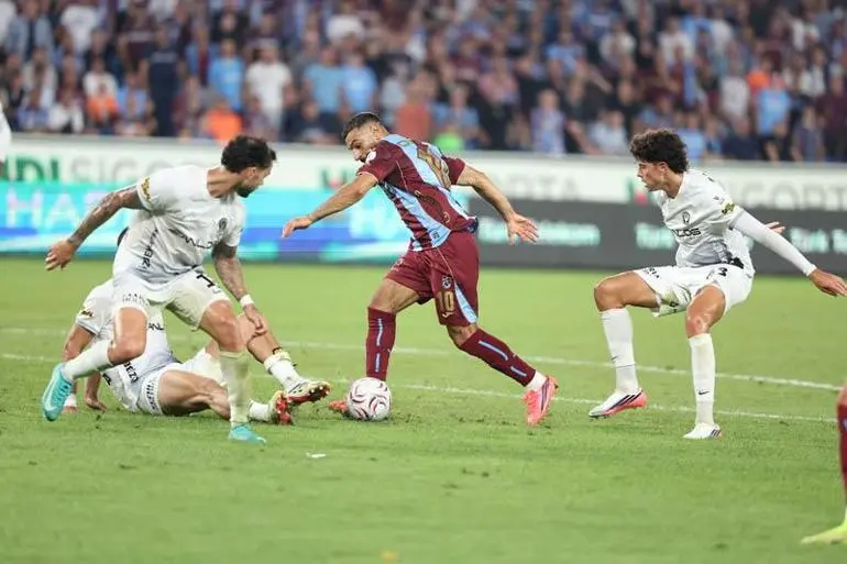 Trabzonspordan 5 gollü galibiyet