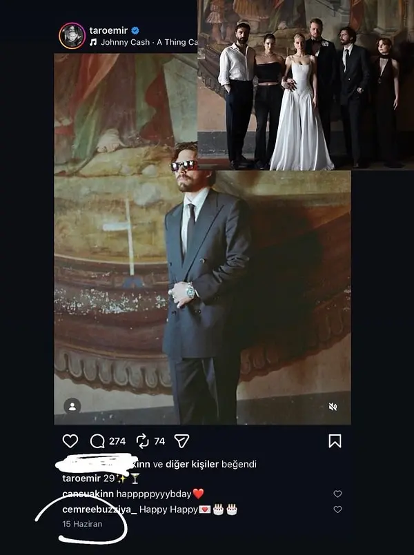 Taro Emir Tekin’in 15 Haziran tarihli paylaşımı, Burak Yörük ve Tuana Yılmaz’ın yaklaşık üç aydır evli olduğunu ele verdi!