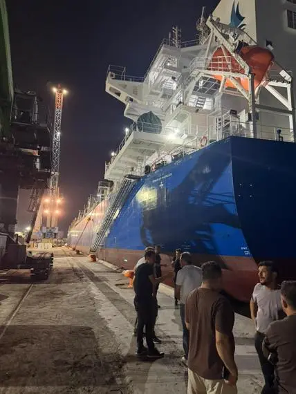 Mersin Limanında geminin altına gizlenmiş 350 kilo kokain ele geçirildi
