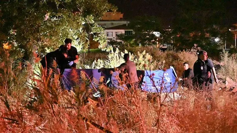 Kırıkkalede boş arazide erkek cesedi bulundu
