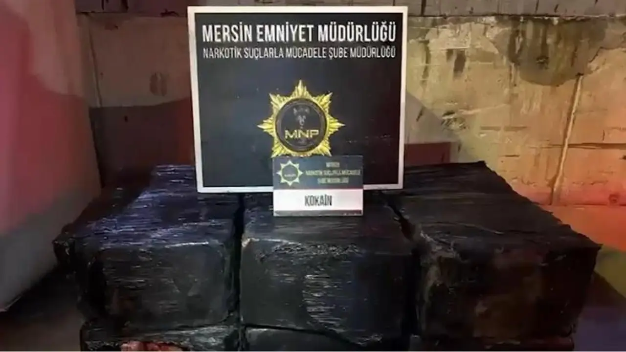 Mersin Limanında 298 kilo kokain ele geçirildi